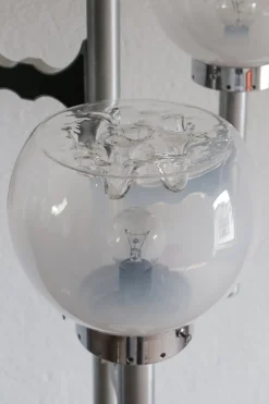 Discount Pamono Italian 3-Light Floor Lamp by Gaetano Sciolari for Mazzega, 1970s