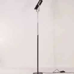 Pamono Italian Microphone Shaped Floor Lamp, 1980s