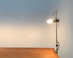 Best Pamono Italian Model 255 Table Clamp Lamp by Tito Agnoli for Oluce, 1950s