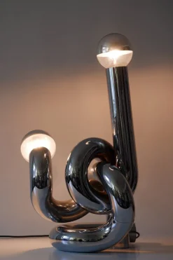 Best Pamono Italian Model Bruco Sculptural Table or Floor Lamp by Giovanni Banci, 1960s