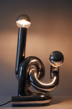 Best Pamono Italian Model Bruco Sculptural Table or Floor Lamp by Giovanni Banci, 1960s