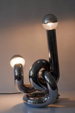 Best Pamono Italian Model Bruco Sculptural Table or Floor Lamp by Giovanni Banci, 1960s