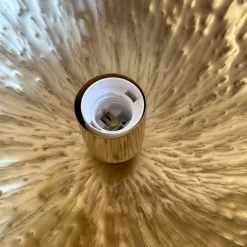 Pamono Italian Modern Brass and Opaline Glase Cactus Floor Lamp, 2000s