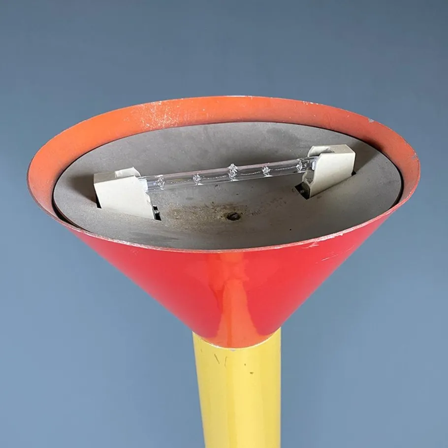 Online Pamono Italian Modern Colored Steel Callimaco Floor Lamp by Sottsass for Artemide, 1980s