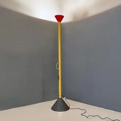 Online Pamono Italian Modern Colored Steel Callimaco Floor Lamp by Sottsass for Artemide, 1980s