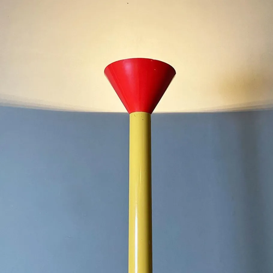 Online Pamono Italian Modern Colored Steel Callimaco Floor Lamp by Sottsass for Artemide, 1980s