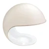 Best Pamono Italian Modern Foglia Shell Lamp in White Plastic by Elio Martinelli, 1970s