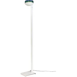 Discount Pamono Italian Modern Metal and Murano Glass L670 Floor Lamp by R. Pamio for Leucos, 1980s
