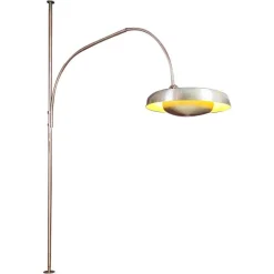 New Pamono Italian Modern Telescopical Arc Lamp in Metal by Pirro Cuniberti for Sirrah, 1970s