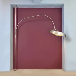 New Pamono Italian Modern Telescopical Arc Lamp in Metal by Pirro Cuniberti for Sirrah, 1970s