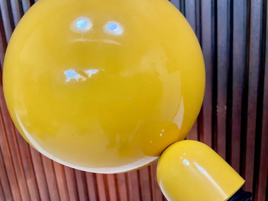 Online Pamono Italian Modernist Metal Floor Lamp with Flexible Arm & Adjustable Lampshade, 1960s