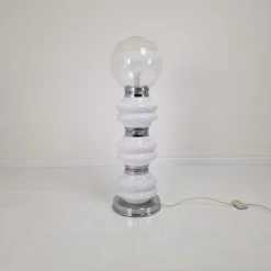 Clearance Pamono Italian Murano Floor Lamp in 3 Colors Light attributed to Carlo Nason for Mazzega, 1970s