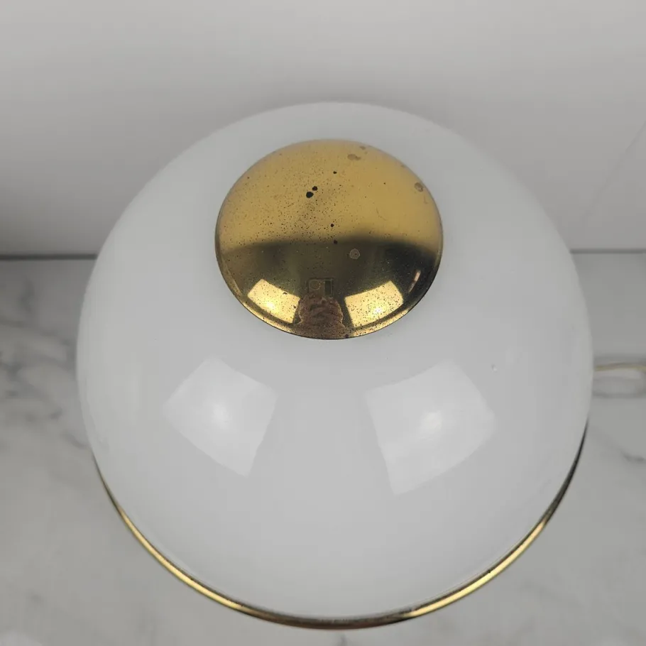 Clearance Pamono Italian Murano Glass Table Lights from F. Fabbian, 1970s, Set of 2