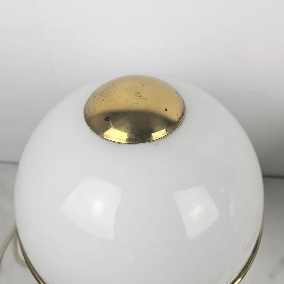 Clearance Pamono Italian Murano Glass Table Lights from F. Fabbian, 1970s, Set of 2