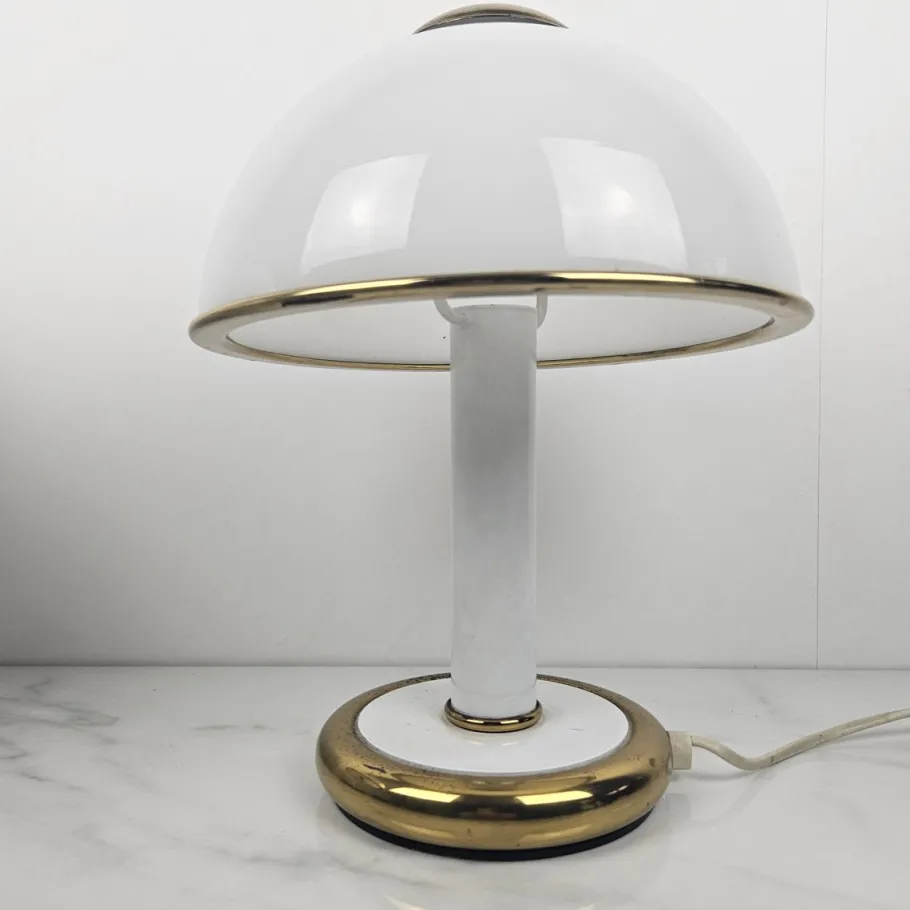 Clearance Pamono Italian Murano Glass Table Lights from F. Fabbian, 1970s, Set of 2