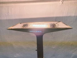 Clearance Pamono Italian New Society Floor Lamp in Brass, 1980s