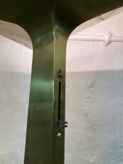 Clearance Pamono Italian New Society Floor Lamp in Brass, 1980s