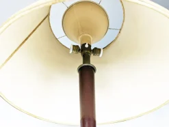 Best Pamono Italian Purple Wood and Brass Floor Lamp from Arredoluce, 1940s