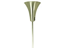 Best Pamono Italian Rationalist Nickel-Plated Metal and Aluminum Luminator Floor Lamp, 1940s
