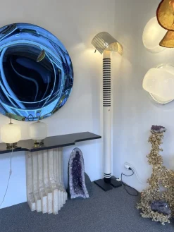 New Pamono Italian Shogun Floor Lamp by Mario Botta for Artemide. 1980s