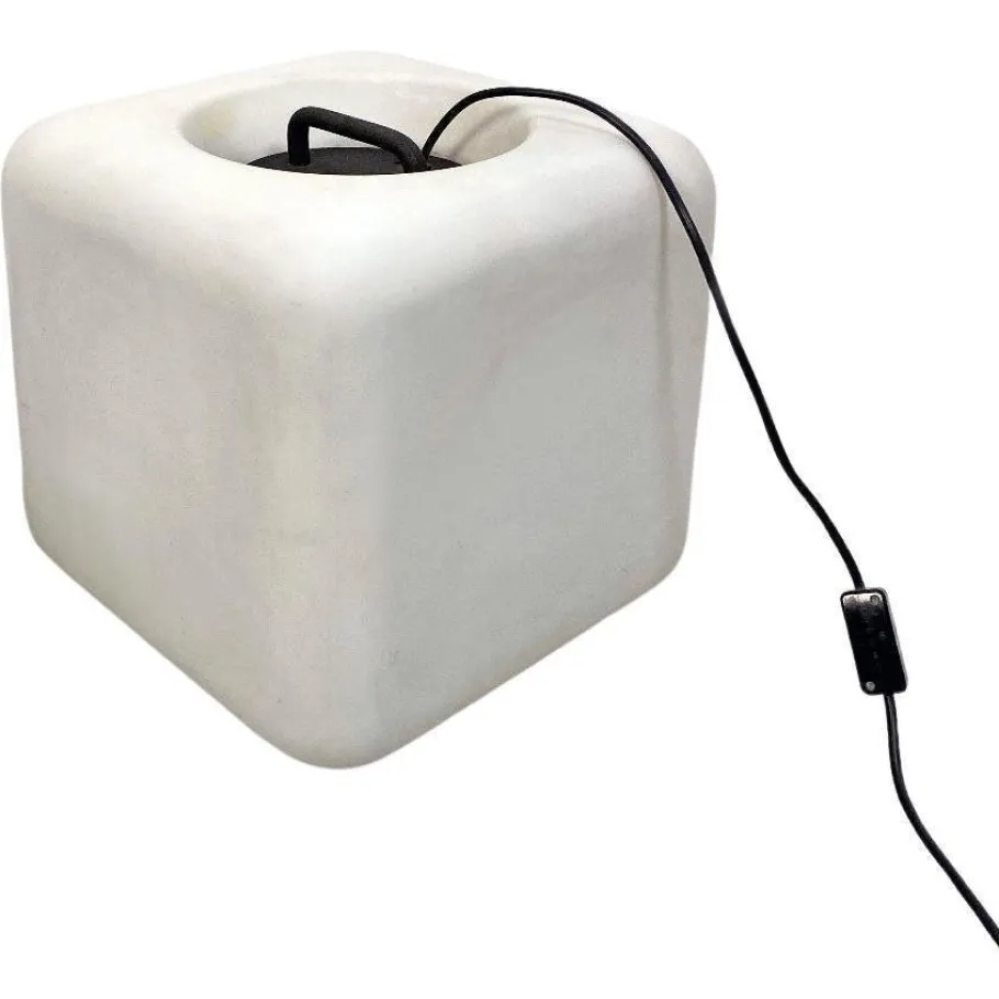 Sale Pamono Italian Space Age Cubic Opaline Glass Lamp by Giorgio De Ferrari for VeArt, 1970s