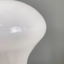 Clearance Pamono Italian Space Age Floor Lamp in Orange and White Metal with Opaline Glass, 1970s