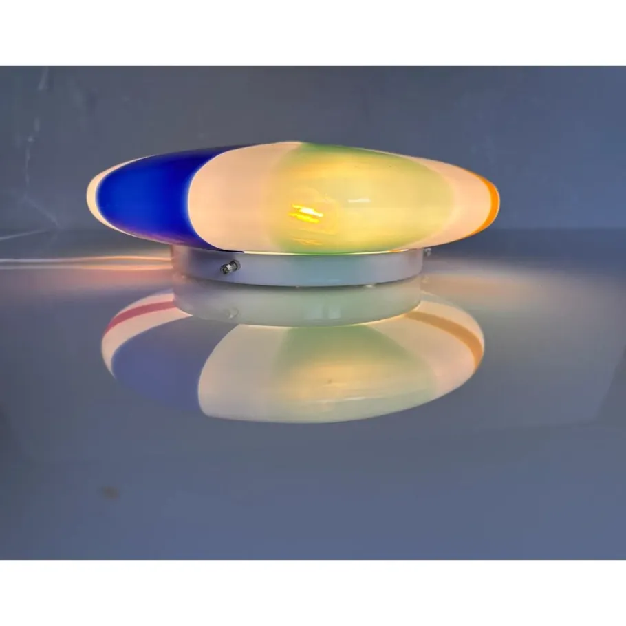 Best Pamono Italian Swirls Murano Glass Wall Sconce by Simoeng