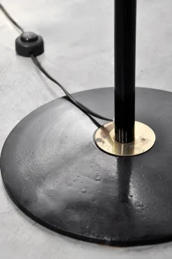 New Pamono Italian Tricolor Counterweight Diabolo Floor Lamp, 1950