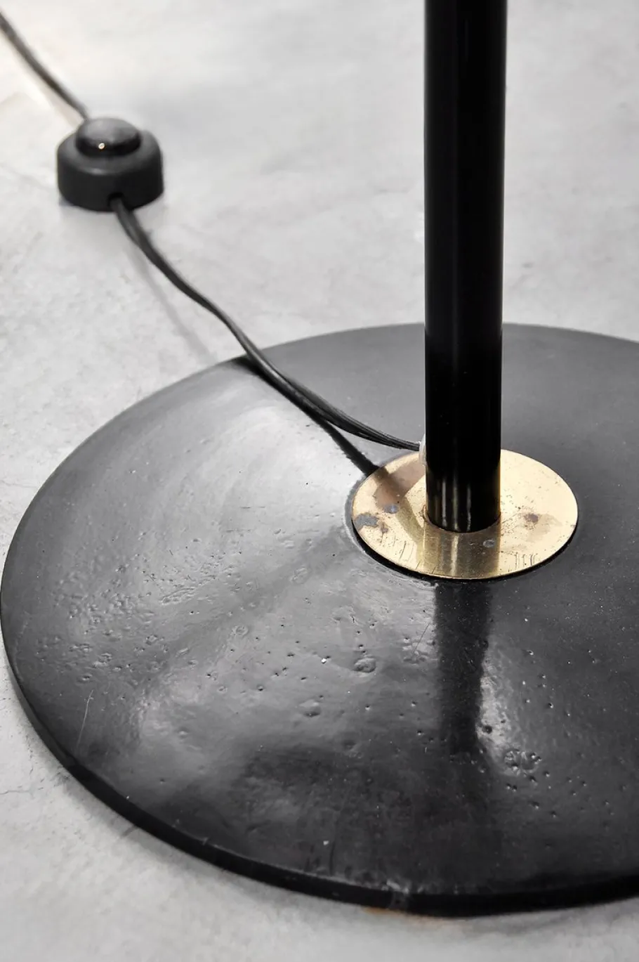 New Pamono Italian Tricolor Counterweight Diabolo Floor Lamp, 1950