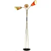 New Pamono Italian Triennale Floor Lamp in Brass from Arredoluce, 1950
