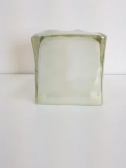 Hot Pamono Iviken Ice Cube Table Lamp in Glass from Ikea, 1990s