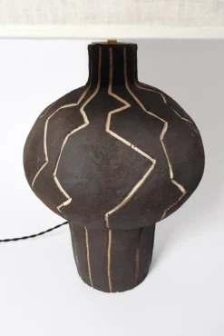 Best Pamono Lanzarote Black and White Lamp by Barracuda Interiors