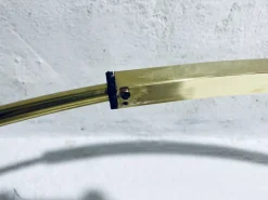 Pamono Large Adjustable Brass Arch Lamp, 1970s