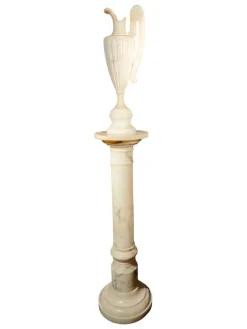 Sale Pamono Large Alabaster Jug on Illuminated Base, 1900s