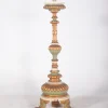 Pamono Large Antique French Carved Gilded Torch Lamp