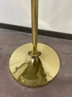 New Pamono Large Art Deco Brass Floor Lamp, 1930s
