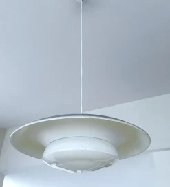 Best Pamono Large Art Deco Glas Pendant Lights, 1930s, Set of 2