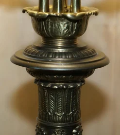 Clearance Pamono Large 4-Branch Candelabra Table Lamps from Warren Kessler New York, 1960s, Set of 2