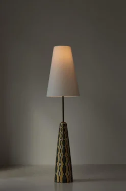 Clearance Pamono Large Ceramic Floor Lamp by Rigmor Nielsen, 1960s