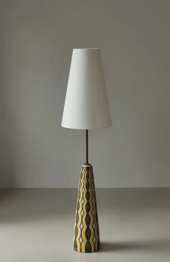 Clearance Pamono Large Ceramic Floor Lamp by Rigmor Nielsen, 1960s