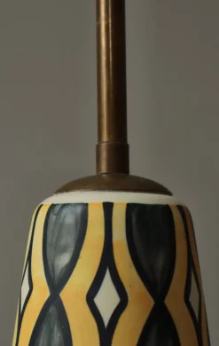 Clearance Pamono Large Ceramic Floor Lamp by Rigmor Nielsen, 1960s