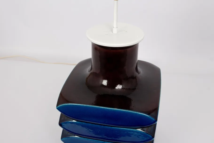 Best Pamono Large Ceramic Table Lamp by Cari Zalloni, Germany, 1970s