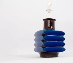 Best Pamono Large Ceramic Table Lamp by Cari Zalloni, Germany, 1970s