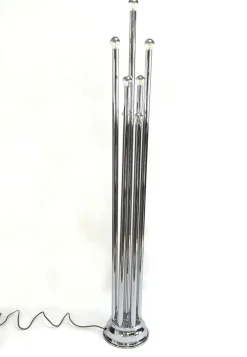 Online Pamono Large Chrome Floor Lamp, 1970s