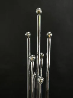 Online Pamono Large Chrome Floor Lamp, 1970s