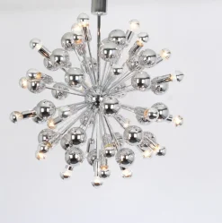Online Pamono Large Chrome Space Age Sputnik Chandelier by Cosack, Germany, 1970s