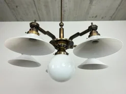 Best Pamono Large Cubist Chandelier, 1920s