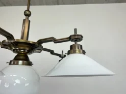 Best Pamono Large Cubist Chandelier, 1920s