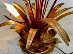 Clearance Pamono Large Florentine Style Gilt Metal Table or Floor Lamp by Hans Kögl, 1970s