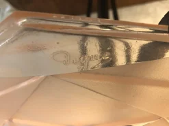 Pamono Large French Art Deco Floor Lamp from Degué, 1930s